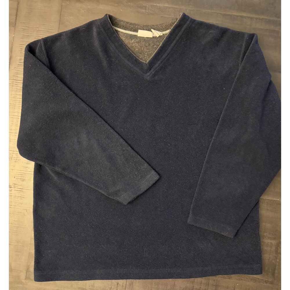 Men's Sun River Clothing Co. V Neck Sweater - Sz L